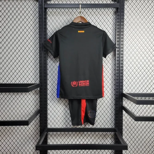 Kids Barcelona Away Kit 24/25 Football Jersey