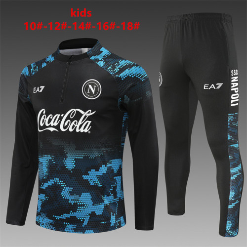 Kids SSC Napoli Training Tracksuits 24/25 Football Jersey