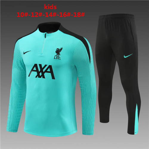 Kids Liverpool Training Tracksuits 24/25 Football Jersey