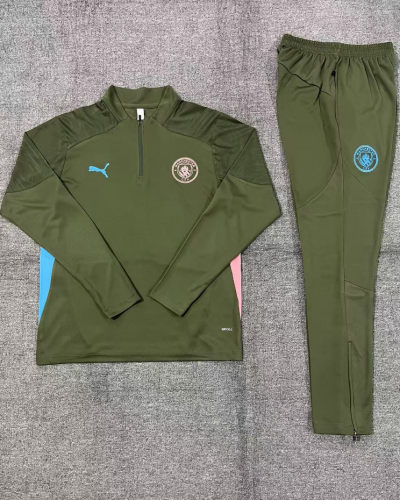 Kids Manchester City Training Tracksuits 24/25 Football Jersey