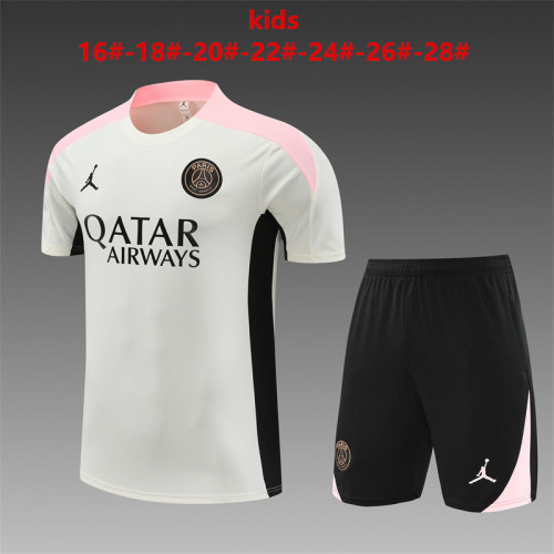 Kids PSG Training Tracksuits 24/25 Football Kit Soccer Jersey