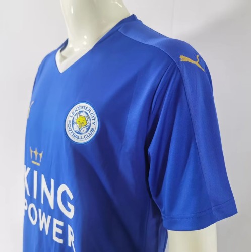 Retro Leicester City Jersey Home Kit 2015/16 Football Soccer Shirt