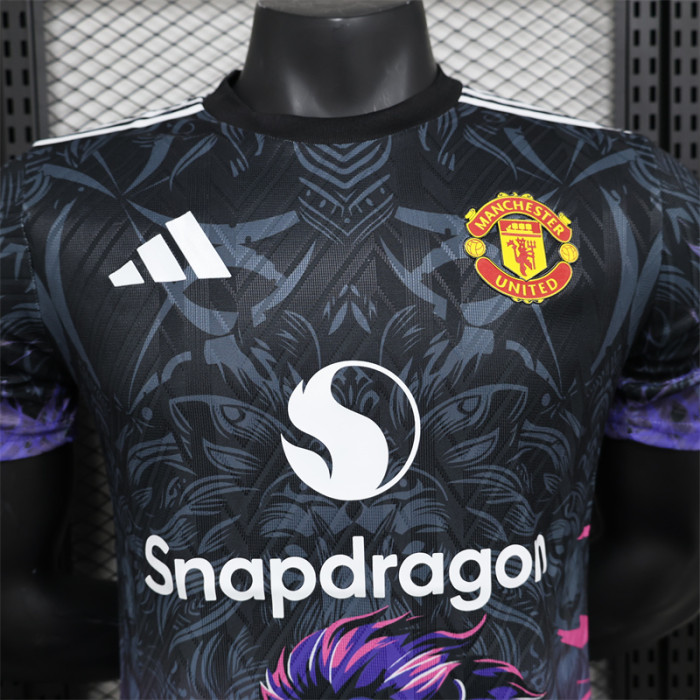 Player Version Manchester United Jersey 24/25 Lion Football Kit Soccer Jersey