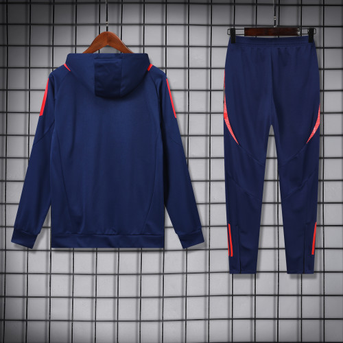 Manchester United Hooded Sweatshirt Suit Thin And Light 2024/25