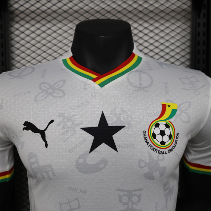 Player Version Ghana Jersey 2024/25 Football Kit Soccer Jersey