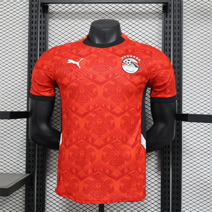 Player Version Egypt Jersey 2024/25 Home Football Kit Soccer Jersey