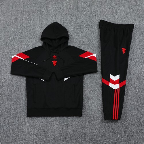 Manchester United Hooded Sweatshirt Suit Thin And Light 2024/25