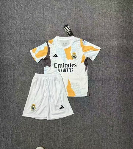 Kids Real Madrid Jersey 24/25 Training Football Kit Soccer Jersey