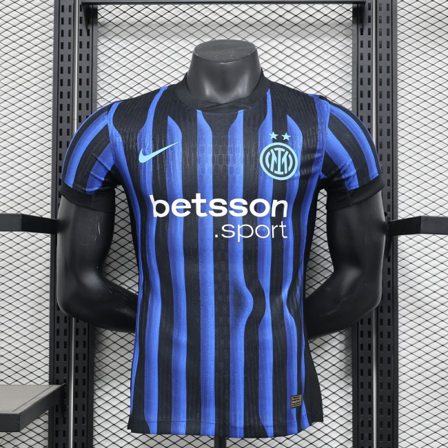 Player Version Inter Milan Jersey 25/26 Home Football Kit Soccer Jersey