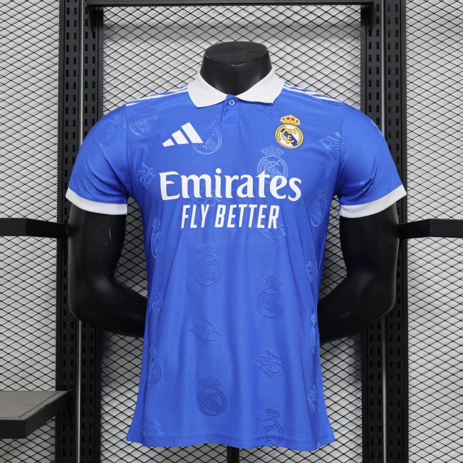 Player Version Real Madrid Jersey 24/25 Polo Football Kit Soccer Jersey