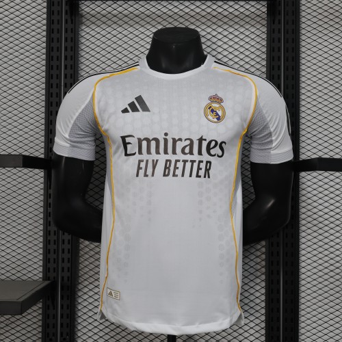 Player Version Real Madrid Jersey 25/26 Home Football Kit Soccer Shirt