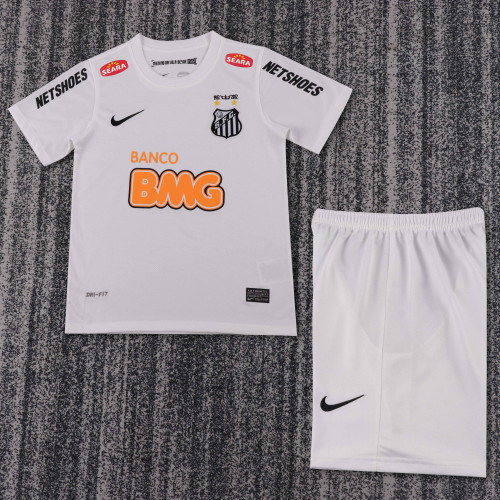Retro Kids Santos Jersey 12/13 Home Football Kit Soccer Jersey Neymar JR