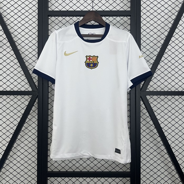 Barcelona Jersey 25/26 White Football Kit Soccer Jersey