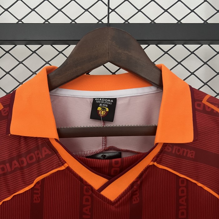 Retro Rome Jersey 1999-00 Home Football Kit Soccer Jersey