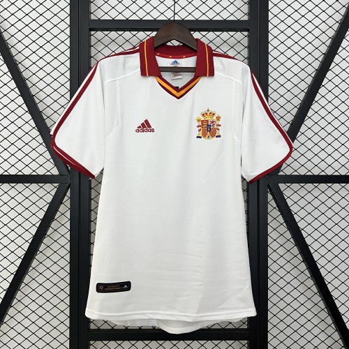 Retro Spain Jersey 2000 Away Football Kit Soccer Jersey