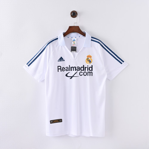 Retro Real Madrid Home Jersey 2001-02 Football Kit Soccer Jersey