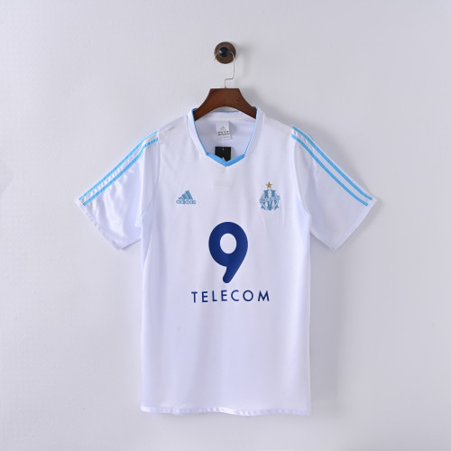 Retro Marseille Jersey 2002-03 Home Football Kit Soccer Shirt