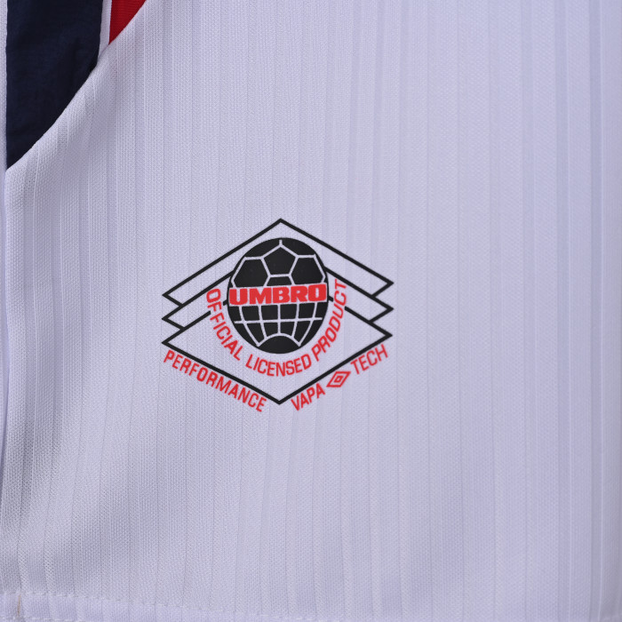 Retro England Jersey 1998 Home Football Kit Soccer Jersey