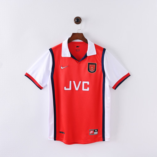 Retro Arsenal Jersey 1998-99 Home Football Kits Soccer Jersey