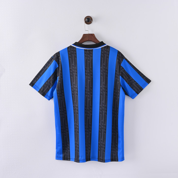 Retro Inter Milan Jersey 1997/98 Home Football Kit Soccer Jersey