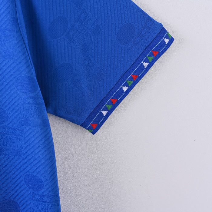 Retro Italy Jersey 1992 Home Football Kit Soccer Jersey