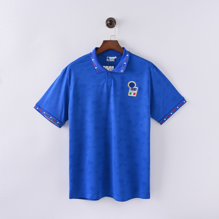 Retro Italy Jersey 1992 Home Football Kit Soccer Jersey