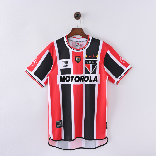 Retro Sao paulo Jersey 2000 Away Football Kit Soccer Shirt