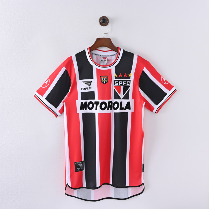 Retro Sao paulo Jersey 2000 Away Football Kit Soccer Jersey
