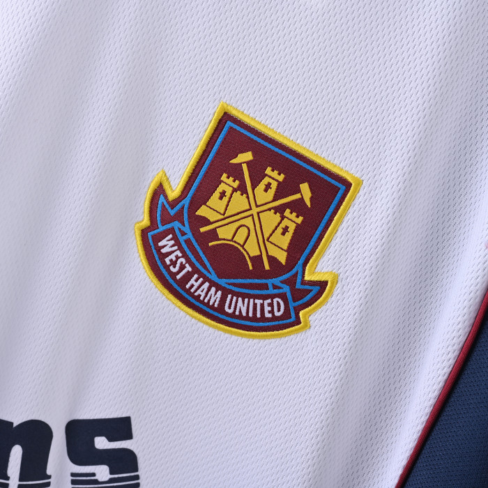 Retro West Ham United Jersey 1999-01 Away Football Kit Soccer Jersey