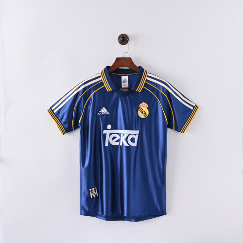 Retro Real Madrid Jersey 1998-99 Third Football Kit Soccer Jersey