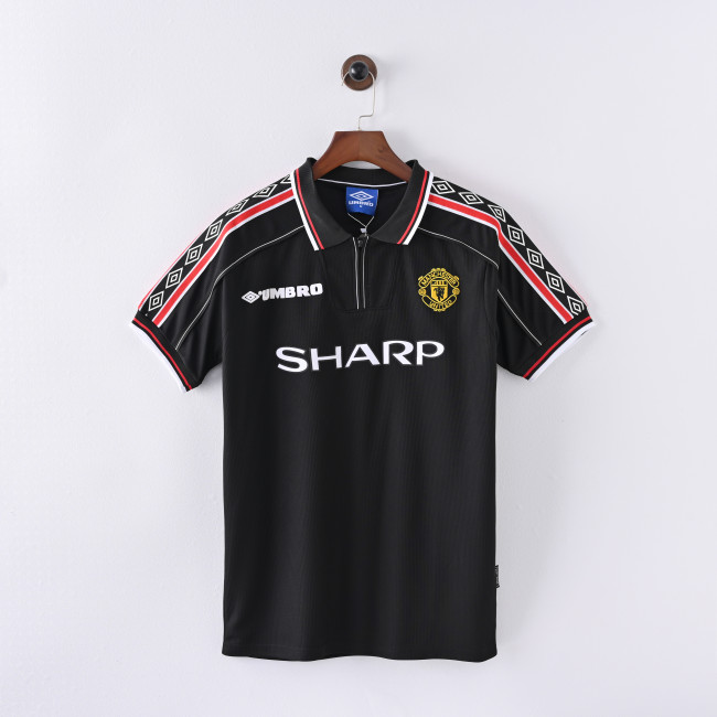 Retro Manchester United Jersey1998/99 Third Football Kit Soccer Jersey