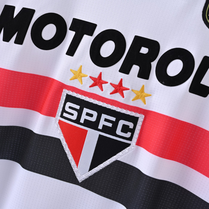 Retro Sao paulo Jersey 2000 Home Football Kit Soccer Jersey