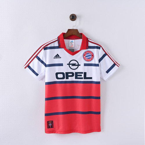 Retro Bayern Munich Jersey 1998-00 Away Football Kit Soccer Jersey