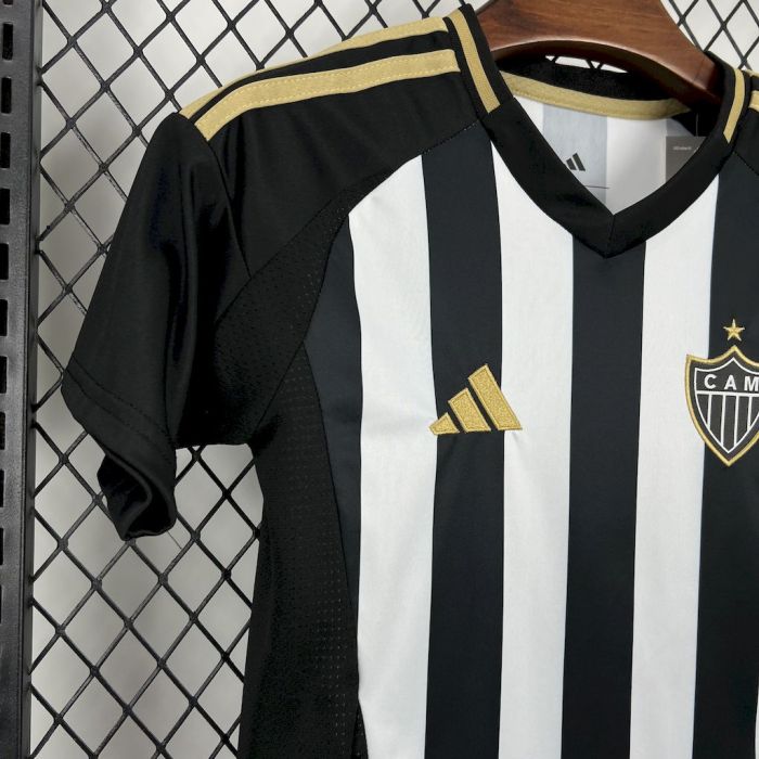 Kids Atletico Mineiro Jersey 25/26 Home Football Kit Soccer Jersey