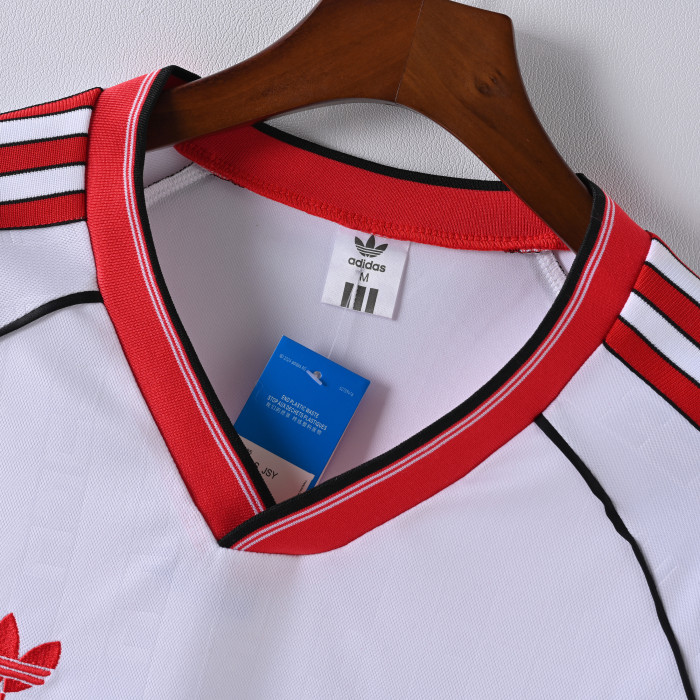 Retro Man United Jersey 1988-90 Away Football Kit Soccer Jersey