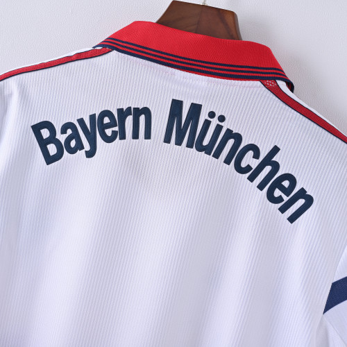 Retro Bayern Munich Jersey 1998-00 Away Football Kit Soccer Jersey