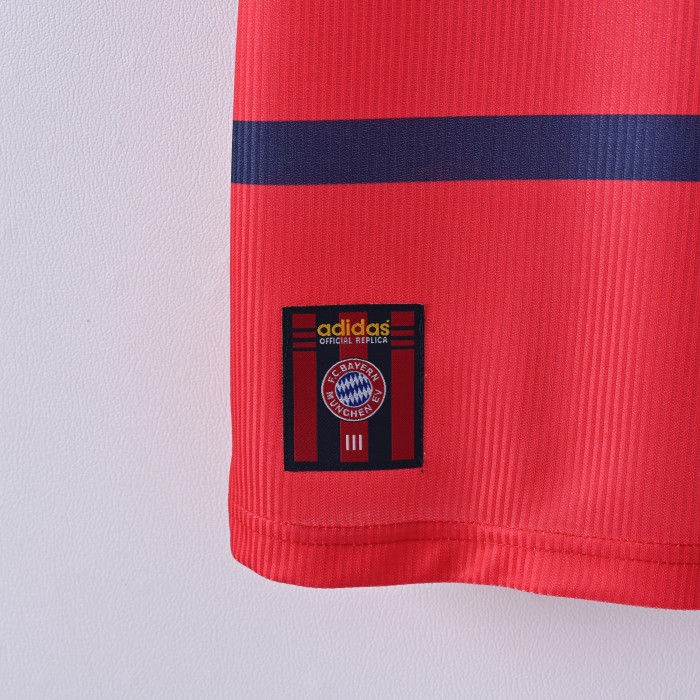 Retro Bayern Munich Jersey 1998-00 Away Football Kit Soccer Jersey