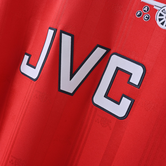 Retro Arsenal Jersey 1988-90 Home Football Kits Soccer Jersey