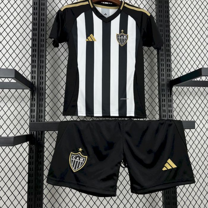 Kids Atletico Mineiro Jersey 25/26 Home Football Kit Soccer Jersey