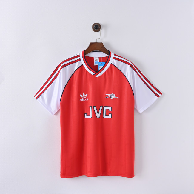 Retro Arsenal Jersey 1988-90 Home Football Kits Soccer Jersey