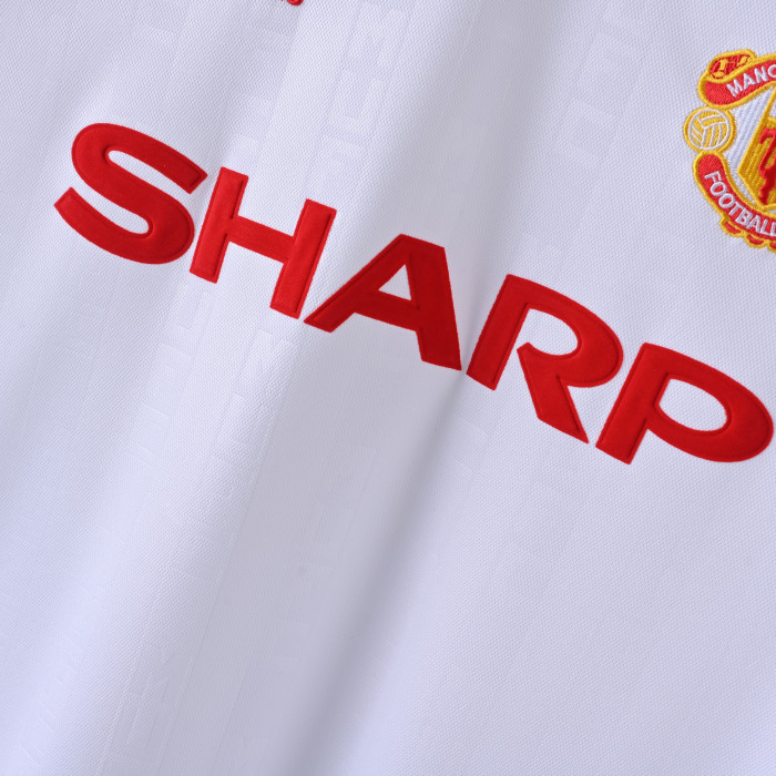 Retro Man United Jersey 1988-90 Away Football Kit Soccer Jersey