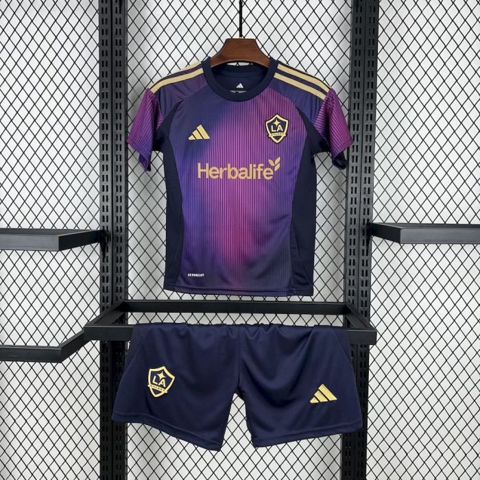 Kids Los Angeles Galaxy Jersey 25/26 Away Football Kit Soccer Jersey