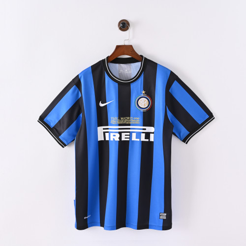 Retro Inter Milan Jersey 2009-10 Home Football Kit Soccer Jersey