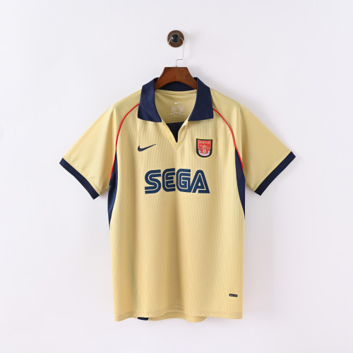 Retro Arsenal Away Jersey 2001-02 Football Kits Soccer Jersey