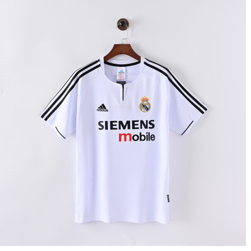 Retro Real Madrid Jersey 2003-04 Home Football Kit Soccer Jersey