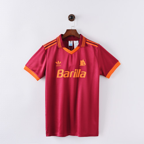 Retro Rome Jersey 1992-94 Home Football Kit Soccer Shirt