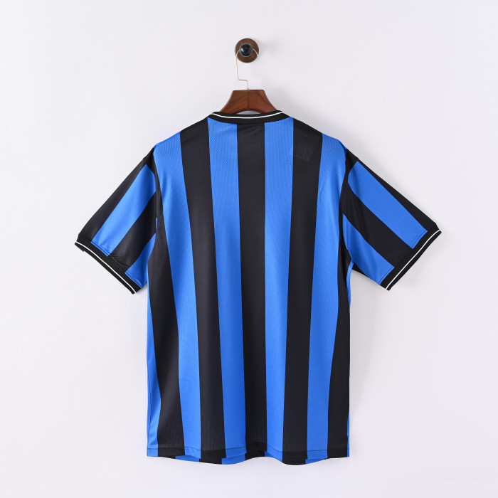 Retro Inter Milan Jersey 2009-10 Home Football Kit Soccer Shirt