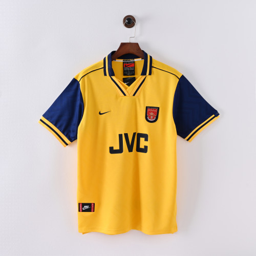 Retro Arsenal Jersey 1996-97 Away Football Kits Soccer Jersey