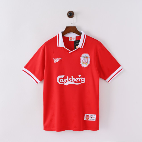 Retro Liverpool Jersey 1996-97 Home Football Kit Soccer Shirt