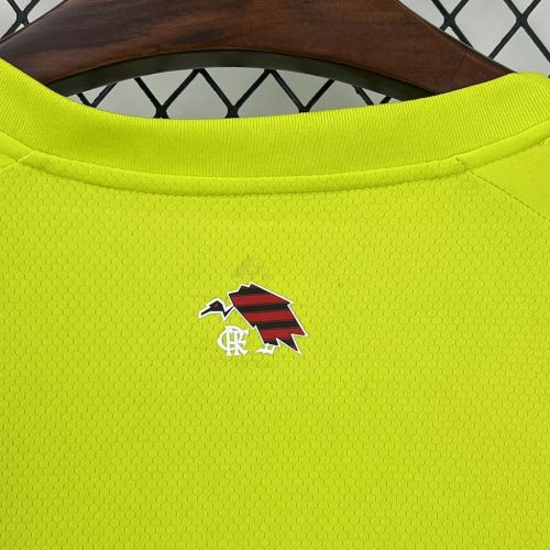 Flamengo Jersey 25/26 Yellow Goalkeeper Football Kit Soccer Jersey